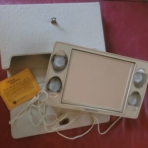 Vintage Lighted Makeup Mirror